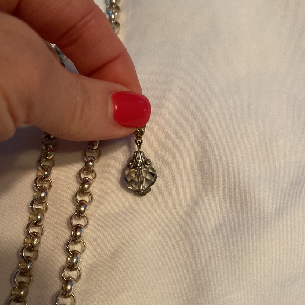 Origami Owl chain and crystal